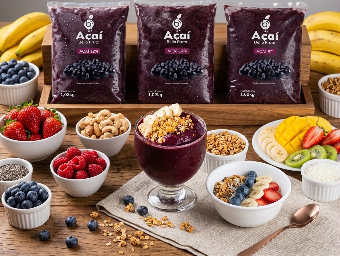Açaí 8%, 12% e 14% Bello Fruto